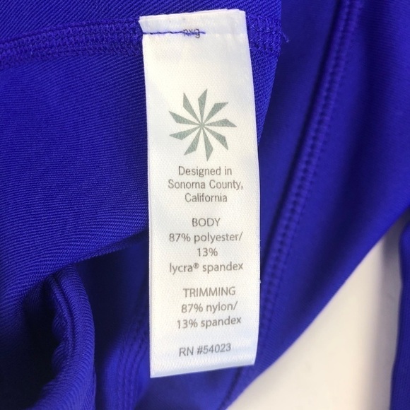 Athleta Mesh Solar Leggings tall size small gym workout - Picture 13 of 14